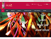 Tablet Screenshot of itzzfashions.com